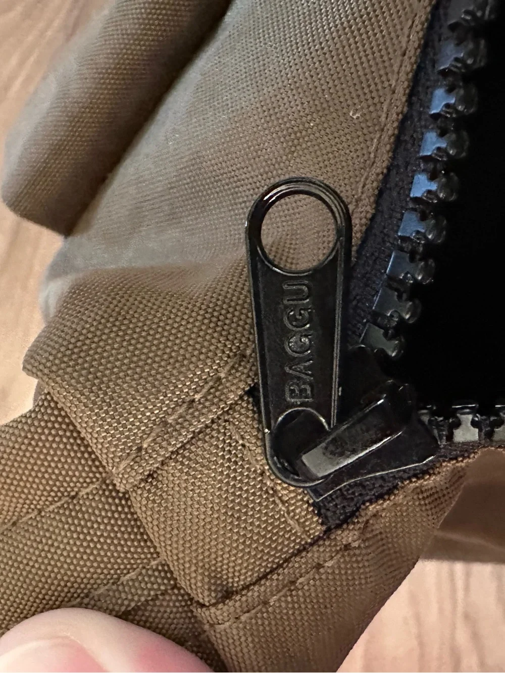 Olive Green Baggu Cargo shoulder bag